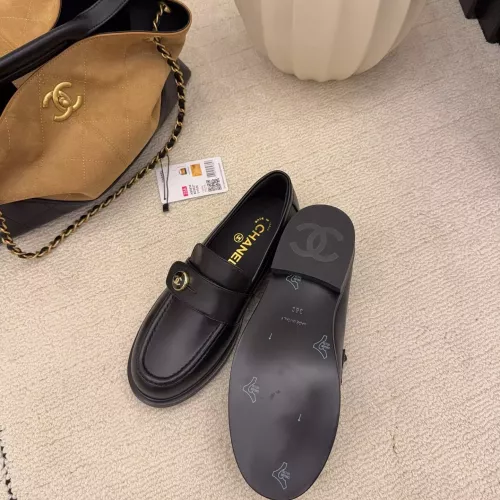 Replica Chanel Leather Shoes For Women #1378015 $112.00 USD for Wholesale