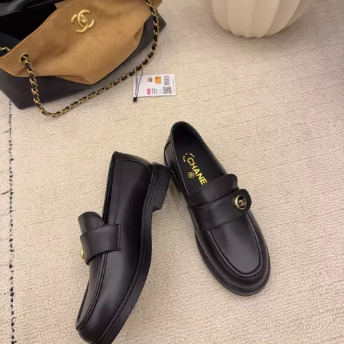 Replica Chanel Leather Shoes For Women #1378015 $112.00 USD for Wholesale