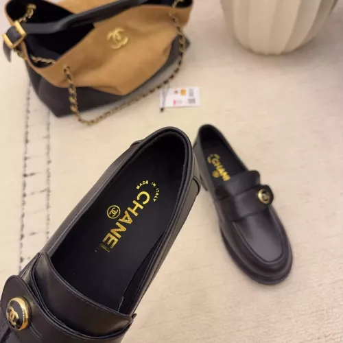 Replica Chanel Leather Shoes For Women #1378015 $112.00 USD for Wholesale