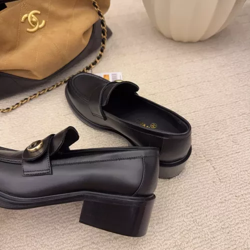 Replica Chanel Leather Shoes For Women #1378016 $112.00 USD for Wholesale