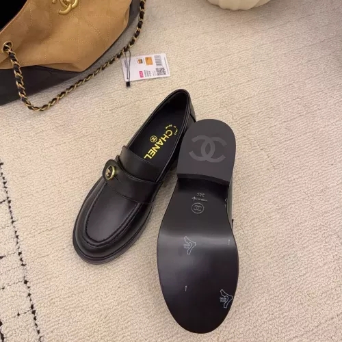 Replica Chanel Leather Shoes For Women #1378016 $112.00 USD for Wholesale