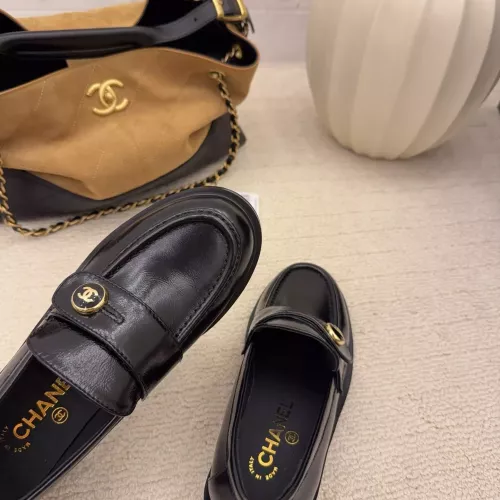 Replica Chanel Leather Shoes For Women #1378018 $112.00 USD for Wholesale