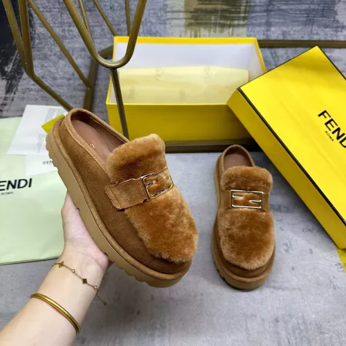 Fendi Slippers For Women #1378045 $98.00 USD, Wholesale Replica Fendi Slippers
