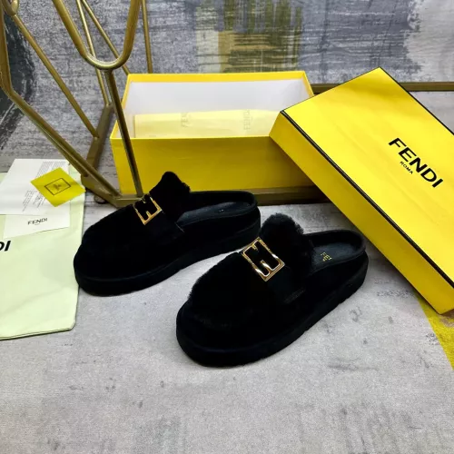 Replica Fendi Slippers For Women #1378049 $98.00 USD for Wholesale