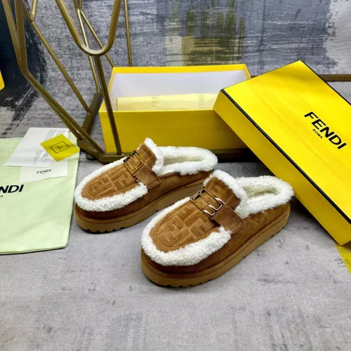 Replica Fendi Slippers For Women #1378053 $100.00 USD for Wholesale
