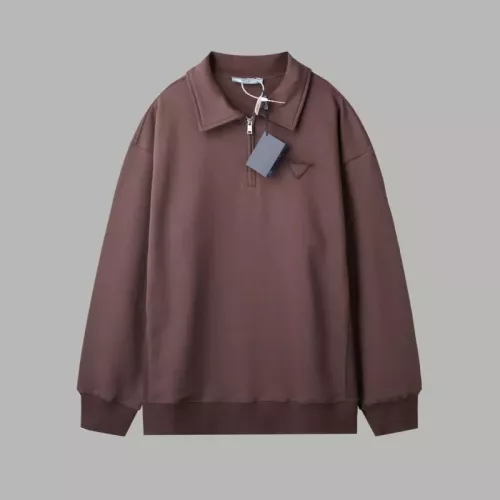 Prada Hoodies Long Sleeved For Unisex #1378059 $52.00 USD, Wholesale Replica Prada Hoodies