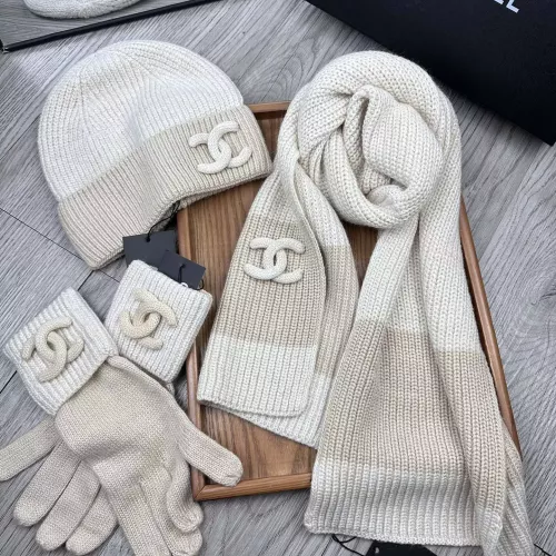 Replica Chanel Hat and Scarf and Glove Set #1378218 $72.00 USD for Wholesale