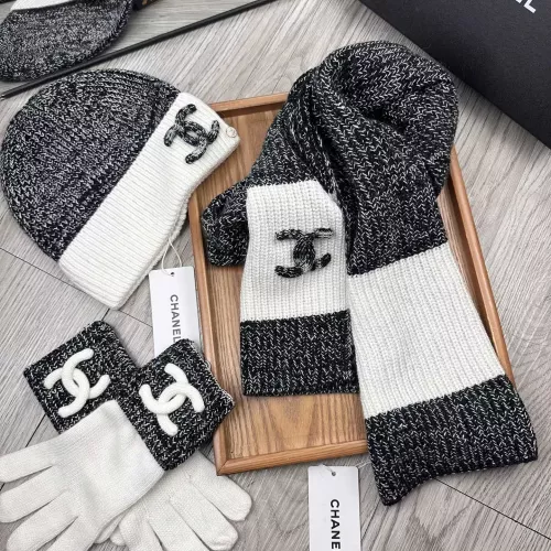 Replica Chanel Hat and Scarf and Glove Set #1378220 $72.00 USD for Wholesale