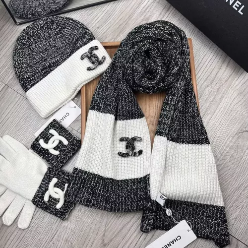 Replica Chanel Hat and Scarf and Glove Set #1378220 $72.00 USD for Wholesale