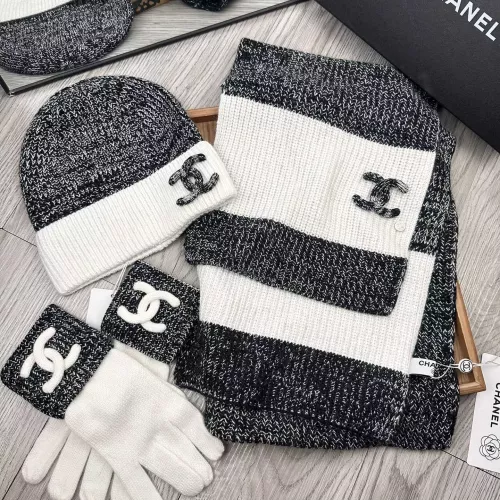 Replica Chanel Hat and Scarf and Glove Set #1378220 $72.00 USD for Wholesale