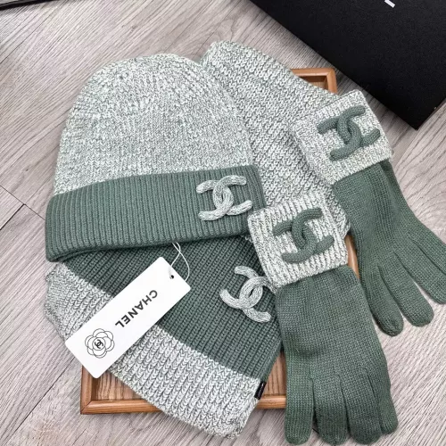 Replica Chanel Hat and Scarf and Glove Set #1378221 $72.00 USD for Wholesale