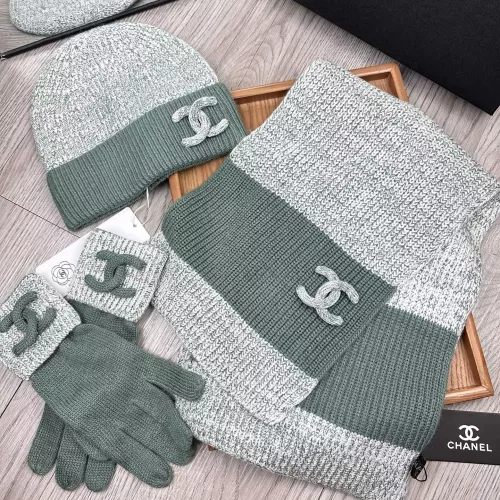 Replica Chanel Hat and Scarf and Glove Set #1378221 $72.00 USD for Wholesale