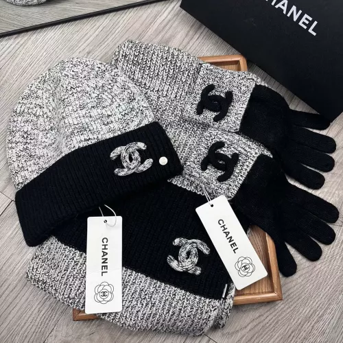 Replica Chanel Hat and Scarf and Glove Set #1378223 $72.00 USD for Wholesale