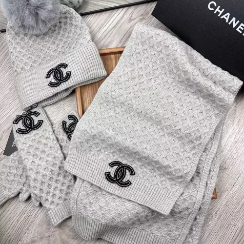 Replica Chanel Hat and Scarf and Glove Set #1378234 $52.00 USD for Wholesale