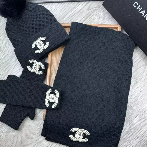 Replica Chanel Hat and Scarf and Glove Set #1378238 $52.00 USD for Wholesale