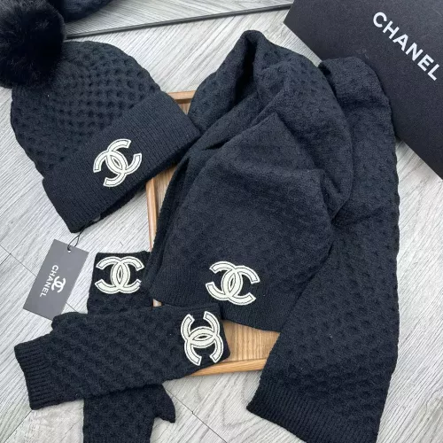 Replica Chanel Hat and Scarf and Glove Set #1378238 $52.00 USD for Wholesale