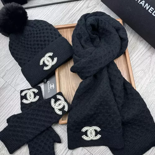 Replica Chanel Hat and Scarf and Glove Set #1378238 $52.00 USD for Wholesale