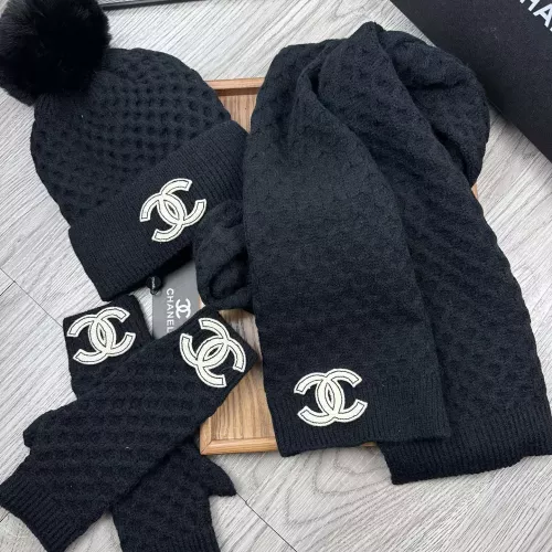 Replica Chanel Hat and Scarf and Glove Set #1378238 $52.00 USD for Wholesale