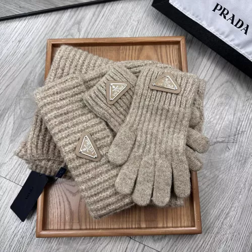 Replica Prada Hat and Scarf and Glove Set #1378247 $48.00 USD for Wholesale