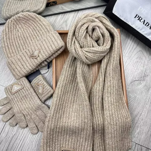 Replica Prada Hat and Scarf and Glove Set #1378247 $48.00 USD for Wholesale