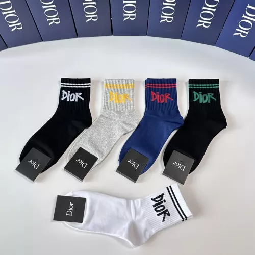 Replica Christian Dior Socks #1378257 $27.00 USD for Wholesale