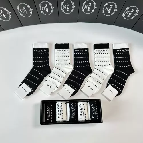 Prada Socks #1378258 $29.00 USD, Wholesale Replica Prada Socks