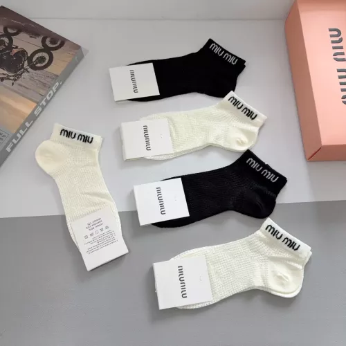 Replica MIU MIU Socks #1378292 $27.00 USD for Wholesale