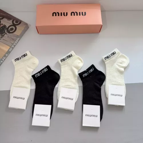 Replica MIU MIU Socks #1378292 $27.00 USD for Wholesale