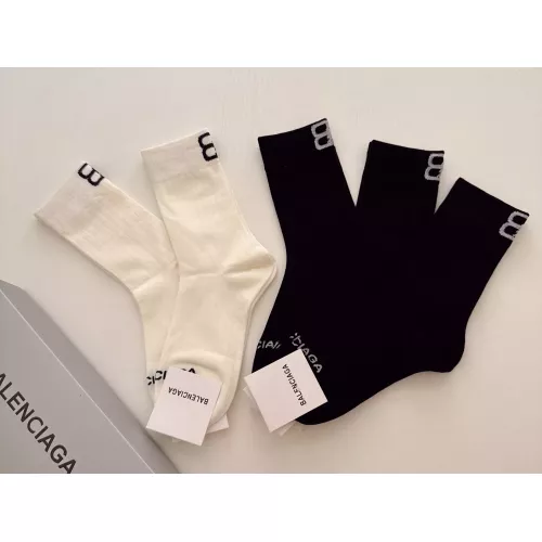 Replica Balenciaga Socks For Women #1378358 $29.00 USD for Wholesale