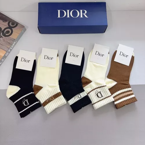 Replica Christian Dior Socks #1378361 $27.00 USD for Wholesale