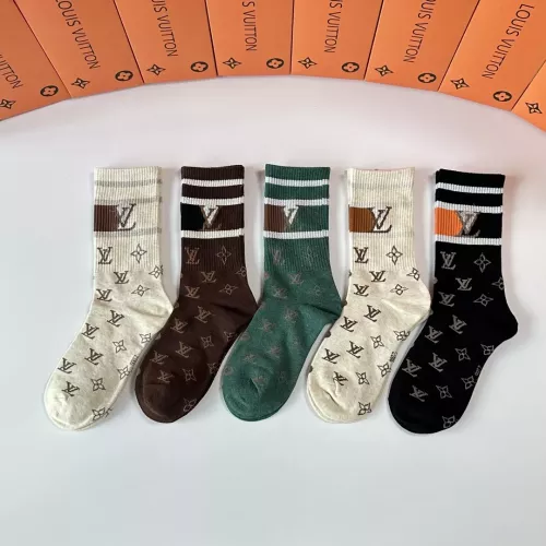Replica Louis Vuitton LV Socks #1378363 $29.00 USD for Wholesale