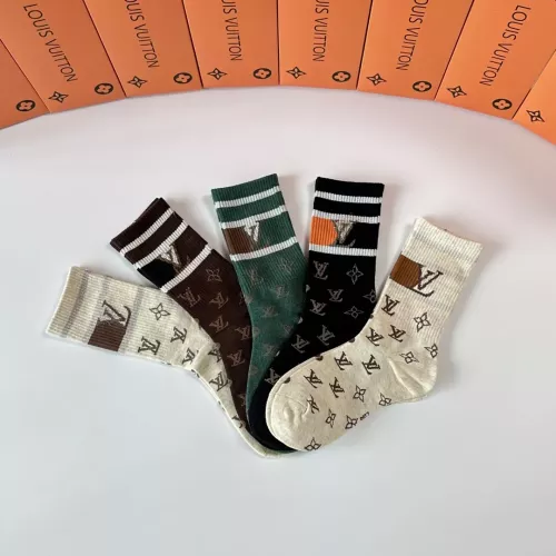 Replica Louis Vuitton LV Socks #1378363 $29.00 USD for Wholesale