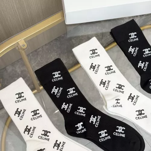 Replica Celine Socks #1378370 $32.00 USD for Wholesale