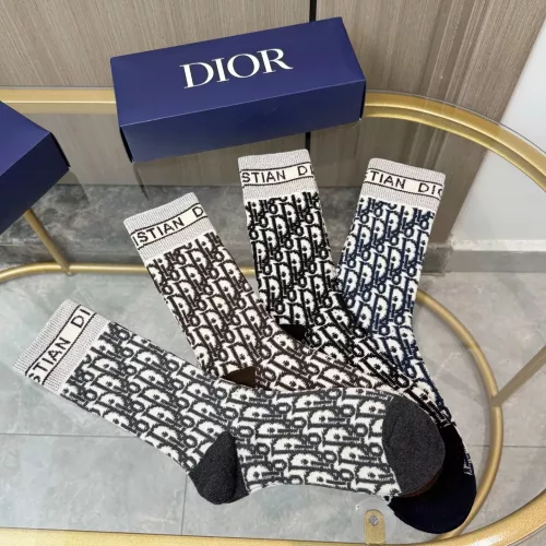 Replica Christian Dior Socks #1378371 $32.00 USD for Wholesale