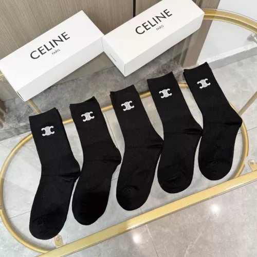 Replica Celine Socks #1378373 $36.00 USD for Wholesale
