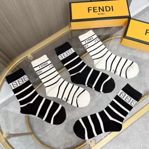 Replica Fendi Socks #1378376 $29.00 USD for Wholesale