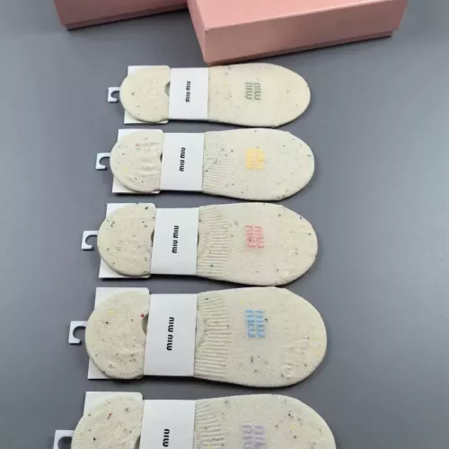 Replica MIU MIU Socks For Women #1378395 $25.00 USD for Wholesale