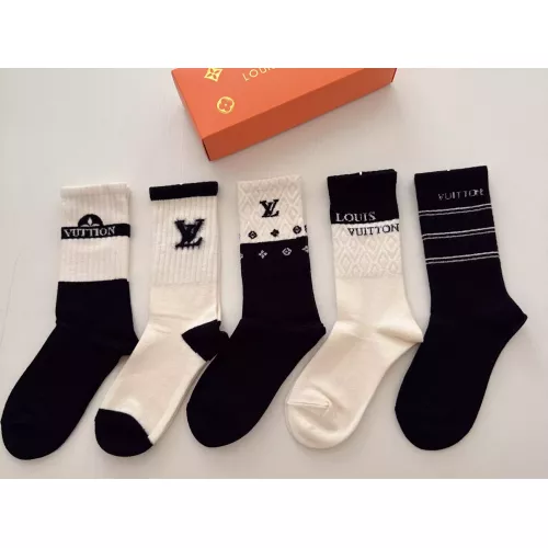 Louis Vuitton LV Socks For Women #1378403 $29.00 USD, Wholesale Replica Louis Vuitton LV Socks