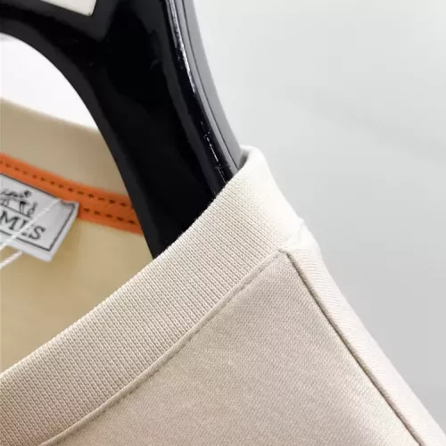 Replica Hermes T-Shirts Long Sleeved For Men #1378431 $82.00 USD for Wholesale