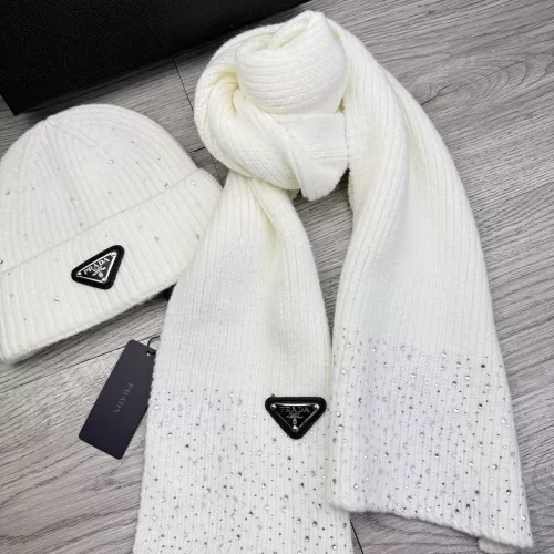 Replica Prada Hat and Scarf Set #1378466 $48.00 USD for Wholesale