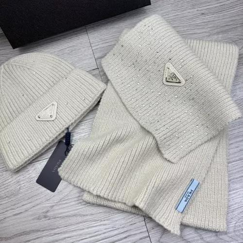 Replica Prada Hat and Scarf Set #1378467 $48.00 USD for Wholesale