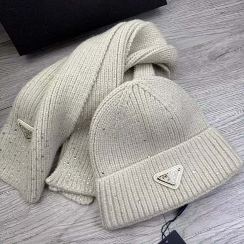 Replica Prada Hat and Scarf Set #1378467 $48.00 USD for Wholesale