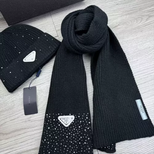 Replica Prada Hat and Scarf Set #1378468 $48.00 USD for Wholesale