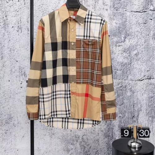 Burberry Shirts Long Sleeved For Men #1378501 $56.00 USD, Wholesale Replica Burberry Shirts