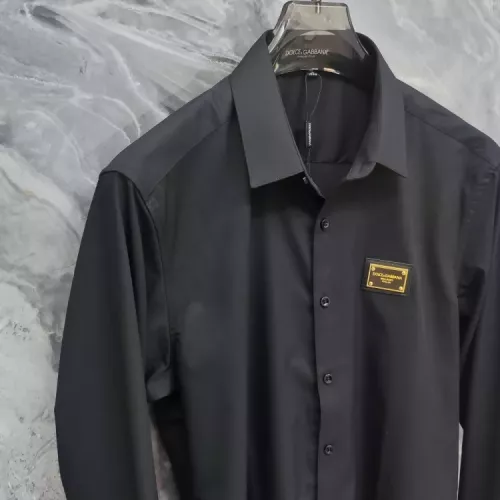 Replica Dolce & Gabbana D&G Shirts Long Sleeved For Men #1378513 $76.00 USD for Wholesale