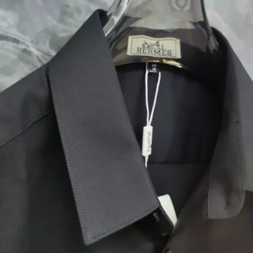 Replica Hermes Shirts Long Sleeved For Men #1378515 $76.00 USD for Wholesale