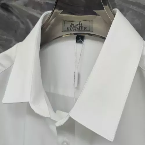Replica Hermes Shirts Long Sleeved For Men #1378516 $76.00 USD for Wholesale