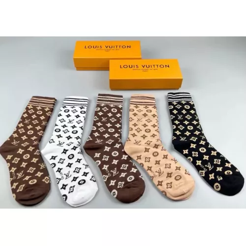 Replica Louis Vuitton LV Socks #1378525 $29.00 USD for Wholesale