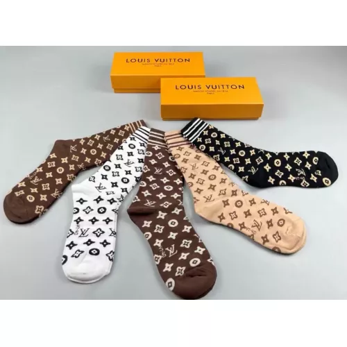Replica Louis Vuitton LV Socks #1378525 $29.00 USD for Wholesale