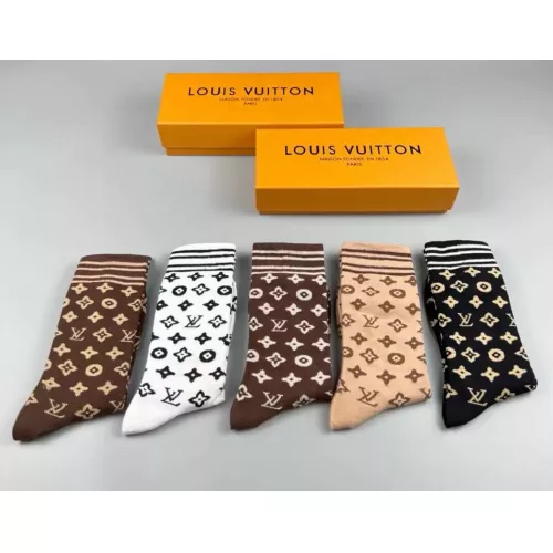 Replica Louis Vuitton LV Socks #1378525 $29.00 USD for Wholesale